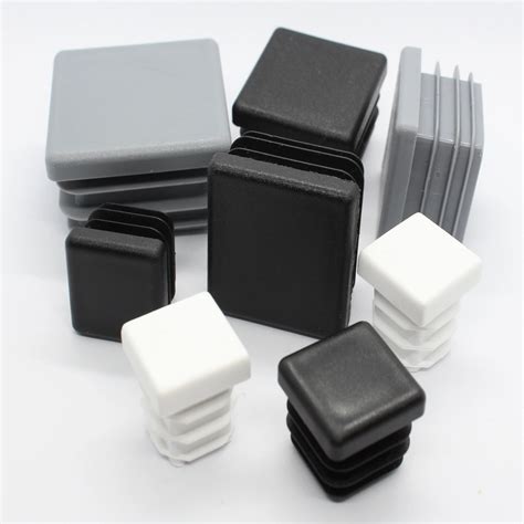 metal box section end caps|trebork plastic end caps.